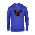 thumbnail image 1 of Disney Minnie Mouse Mother Mom Red Bow Family Mother’s Day - Pullover Hoodie for Adults - Customized-Royal, 1 of 5