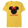 thumbnail image 1 of Disney Minnie Mouse Mother Mom Red Bow Family Mother’s Day - Short Sleeve Blended T-Shirt for Adults - Customized-Yellow, 1 of 5