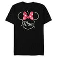 thumbnail image 1 of Disney Minnie Mouse Mum Head Icon Magic Mother’s Day - Short Sleeve Blended T-Shirt for Adults - Customized-Black, 1 of 5