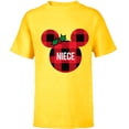 thumbnail image 1 of Disney Minnie Mouse NIECE Holiday Familys - Short Sleeve T-Shirt for Kids - Customized-Yellow, 1 of 5