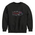 thumbnail image 1 of Disney - Minnie Mouse - Neon Highlight - Youth Crewneck Fleece Sweatshirt, 1 of 5