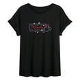 thumbnail image 1 of Disney - Minnie Mouse - Neon Minnie Sign - Women's Oversized T-Shirt, 1 of 5