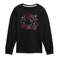 thumbnail image 1 of Disney - Minnie Mouse - Neon Rainbow & Clouds - Youth Long Sleeve Graphic T-Shirt, 1 of 5