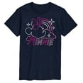 thumbnail image 1 of Disney - Minnie Mouse - Neon Rainbows & Stars - Men's Short Sleeve Graphic T-Shirt, 1 of 4
