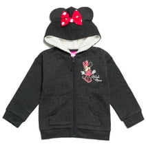 Disney Minnie Mouse Newborn Baby Boy or Girl Fleece Zip Up Hoodie