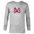 thumbnail image 1 of Disney Minnie Mouse Niece Head Icon Magic Family Trip- Long Sleeve T-Shirt for Men - Customized-Athletic Heather, 1 of 5