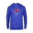 thumbnail image 1 of Disney Minnie Mouse Niece Head Icon Magic Family Trip- Pullover Hoodie for Adults - Customized-Royal, 1 of 5