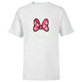 thumbnail image 1 of Disney Minnie Mouse Niece Head Icon Magic Family Trip- Short Sleeve T-Shirt for Kids - Customized-White, 1 of 5