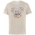 thumbnail image 1 of Disney Minnie Mouse Niece Icon Flowers Family Trip- Short Sleeve Cotton T-Shirt for Adults - Customized-Natural, 1 of 5