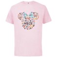 thumbnail image 1 of Disney Minnie Mouse Niece Icon Flowers Family Trip- Short Sleeve Cotton T-Shirt for Adults - Customized-Soft Pink, 1 of 5