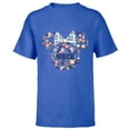 thumbnail image 1 of Disney Minnie Mouse Niece Icon Flowers Family Trip- Short Sleeve T-Shirt for Kids - Customized-Royal, 1 of 5