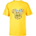 thumbnail image 1 of Disney Minnie Mouse Niece Icon Flowers Family Trip- Short Sleeve T-Shirt for Kids - Customized-Yellow, 1 of 5