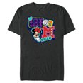 thumbnail image 1 of Disney Minnie Mouse No. 1 Varsity - Short Sleeve Blended T-Shirt for Adults - Customized-Dark Heather, 1 of 5