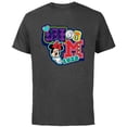 thumbnail image 1 of Disney Minnie Mouse No. 1 Varsity - Short Sleeve Cotton T-Shirt for Adults - Customized-Charcoal, 1 of 5