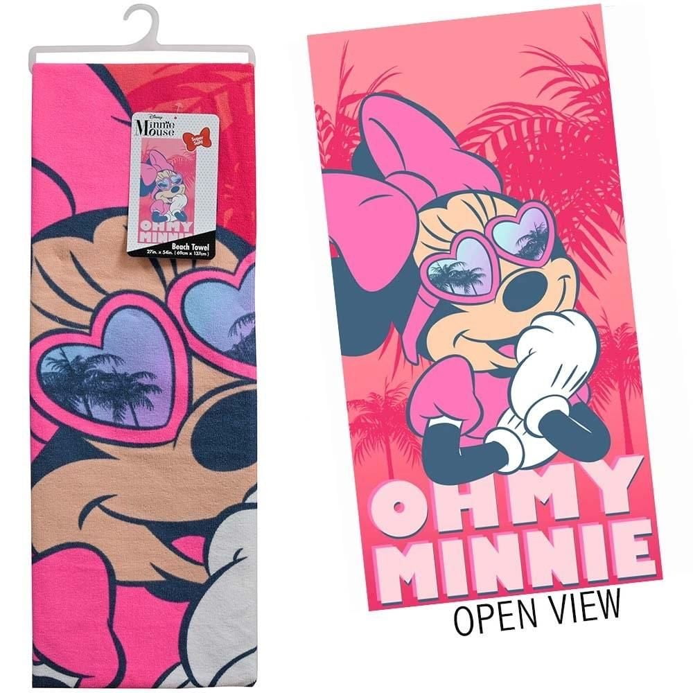 Minnie beach towel clearance