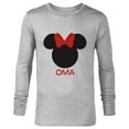 thumbnail image 1 of Disney Minnie Mouse Oma Grandma Red Bow Family Mother’s Day - Long Sleeve T-Shirt for Men - Customized-Athletic Heather, 1 of 5