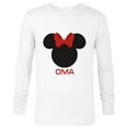 thumbnail image 1 of Disney Minnie Mouse Oma Grandma Red Bow Family Mother’s Day - Long Sleeve T-Shirt for Men - Customized-White, 1 of 5