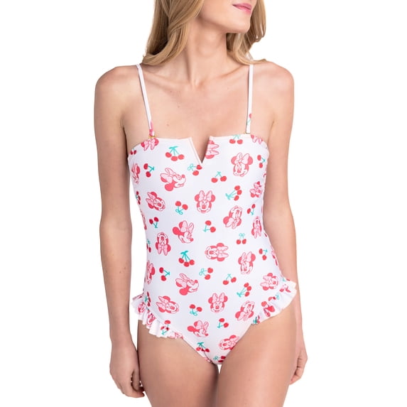 Disney Minnie Mouse One Piece Bathing Suit UPF 50+ Adult
