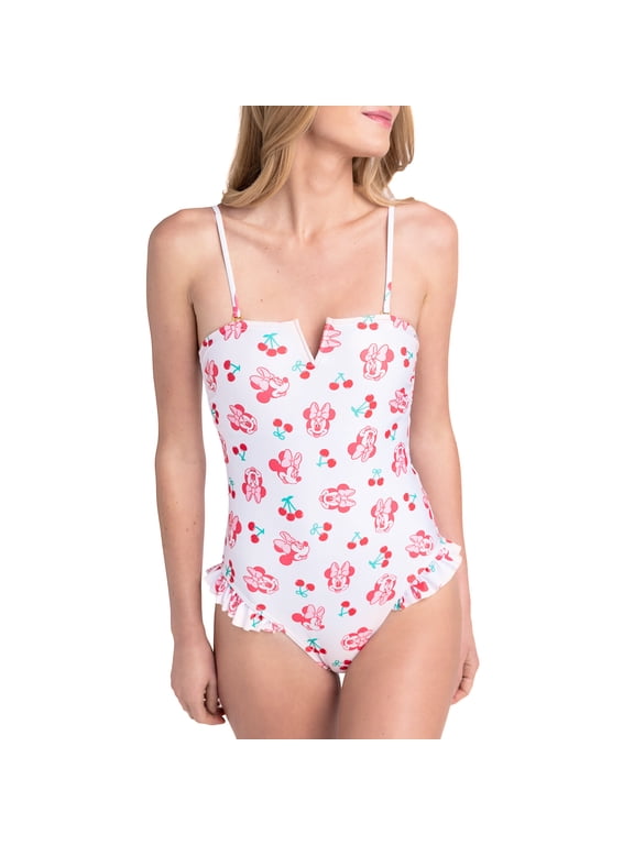 Minnie Mouse One Piece Bathing Suit UPF 50+ Adult