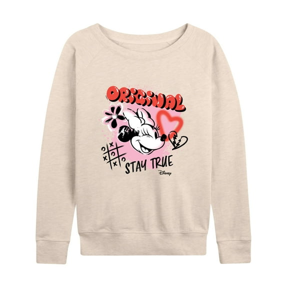 Disney - Minnie Mouse - Original Stay True - Women's Lightweight French Terry Long Sleeve Shirt