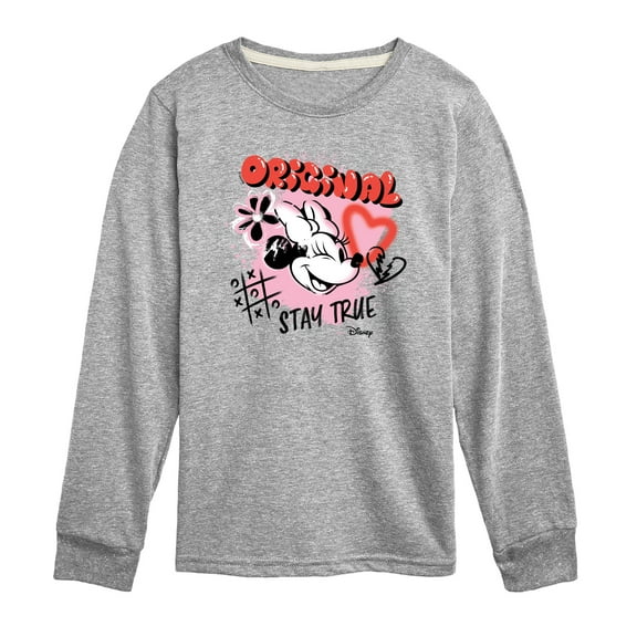 Disney - Minnie Mouse Original Stay True - Youth Long Sleeve Graphic T-Shirt