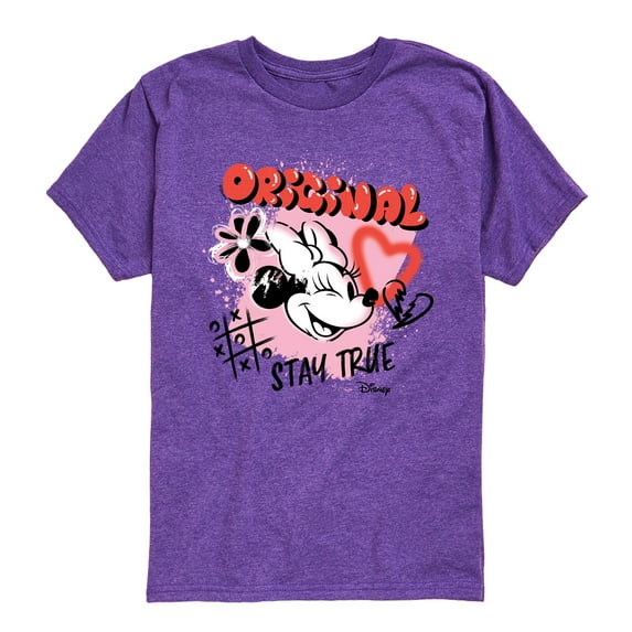 Disney - Minnie Mouse Original Stay True - Youth Short Sleeve Graphic T-Shirt