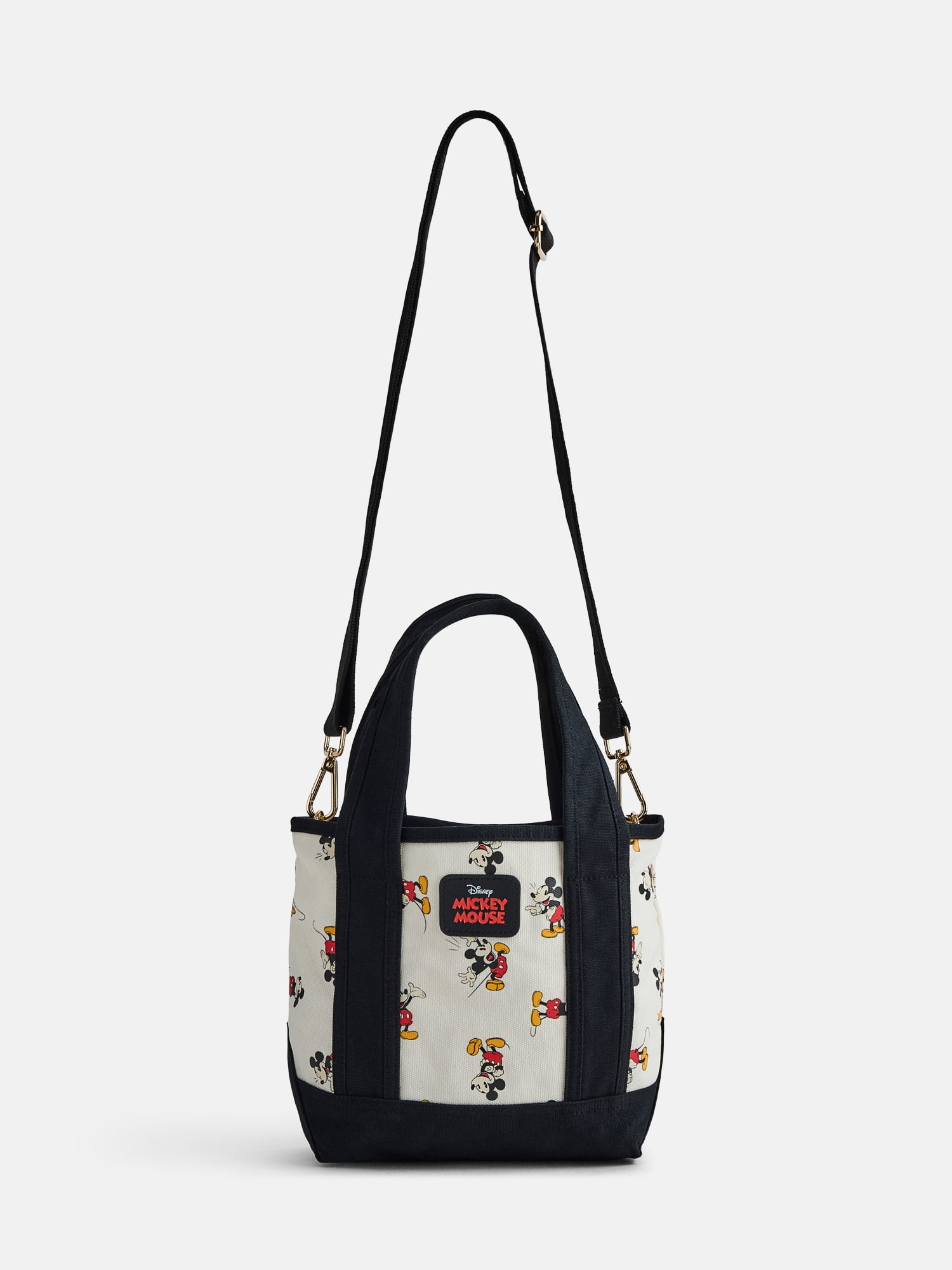 Disney Mickey Mouse Women's Canvas Tote Bag, Black