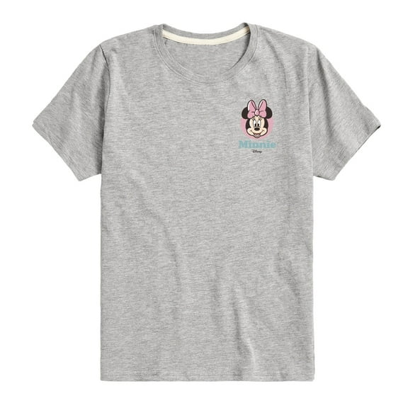 Disney - Minnie Mouse - Peek A Boo Pocket - Youth Short Sleeve Graphic T-Shirt