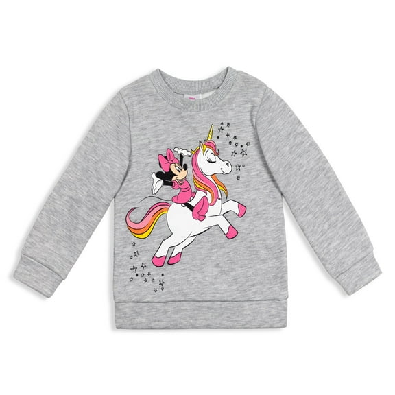 Disney Minnie Mouse Penelope Toddler Girls Sweatshirt Grey 4T