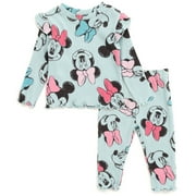 Disney Minnie Mouse Peplum T-Shirt and Pants Infant to Little Kid