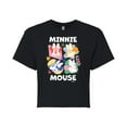 thumbnail image 1 of Disney - Minnie Mouse - Photo Grid - Juniors Cropped Cotton Blend T-Shirt, 1 of 5