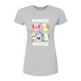 thumbnail image 1 of Disney - Minnie Mouse - Photo Grid - Juniors Fitted Graphic T-Shirt, 1 of 5