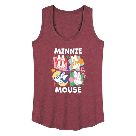 Disney - Minnie Mouse - Photo Grid - Women's Racerback Tank Top