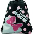 thumbnail image 1 of Disney Minnie Mouse Pink Bow Drawstring Bag, 1 of 2