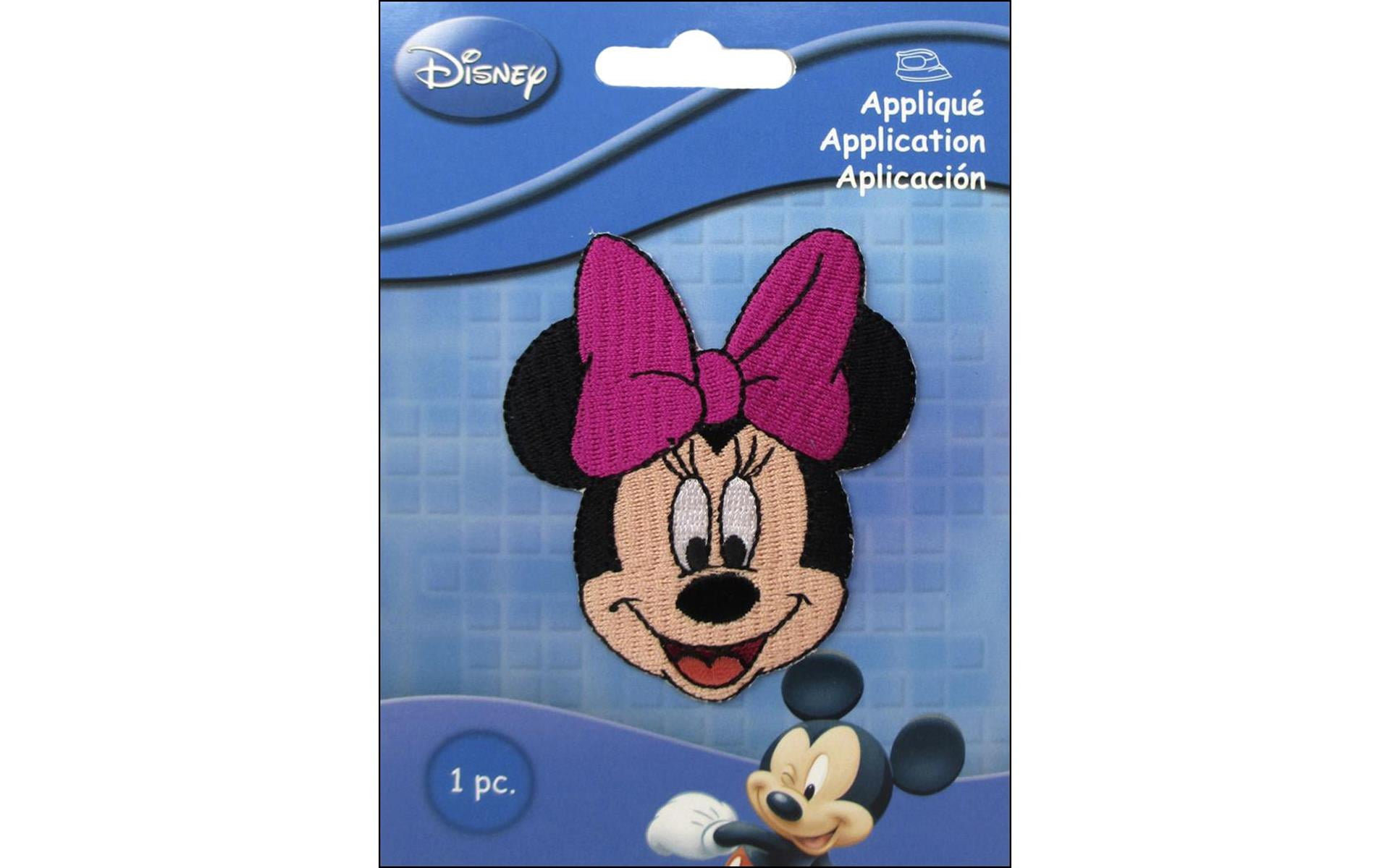 1 PC - 2.75” Disney Minnie Mouse – Iron On Cloth Embroidered Patches  Appliqué