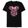 thumbnail image 1 of Disney Minnie Mouse Pink Easter - Short Sleeve Blended T-Shirt for Adults - Customized-Black, 1 of 5