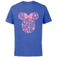 thumbnail image 1 of Disney Minnie Mouse Pink Easter - Short Sleeve Cotton T-Shirt for Adults - Customized-Royal Heather, 1 of 5