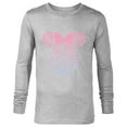 thumbnail image 1 of Disney Minnie Mouse Icon Pink Gradient Easter Eggs & Bunnies - Long Sleeve T-Shirt for Men - Customized-Athletic Heather, 1 of 5