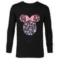 thumbnail image 1 of Disney Minnie Mouse Icon Pink Gradient Easter Eggs & Bunnies - Long Sleeve T-Shirt for Men - Customized-Black, 1 of 5