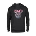 thumbnail image 1 of Disney Minnie Mouse Icon Pink Gradient Easter Eggs & Bunnies - Pullover Hoodie for Adults - Customized-Black, 1 of 5