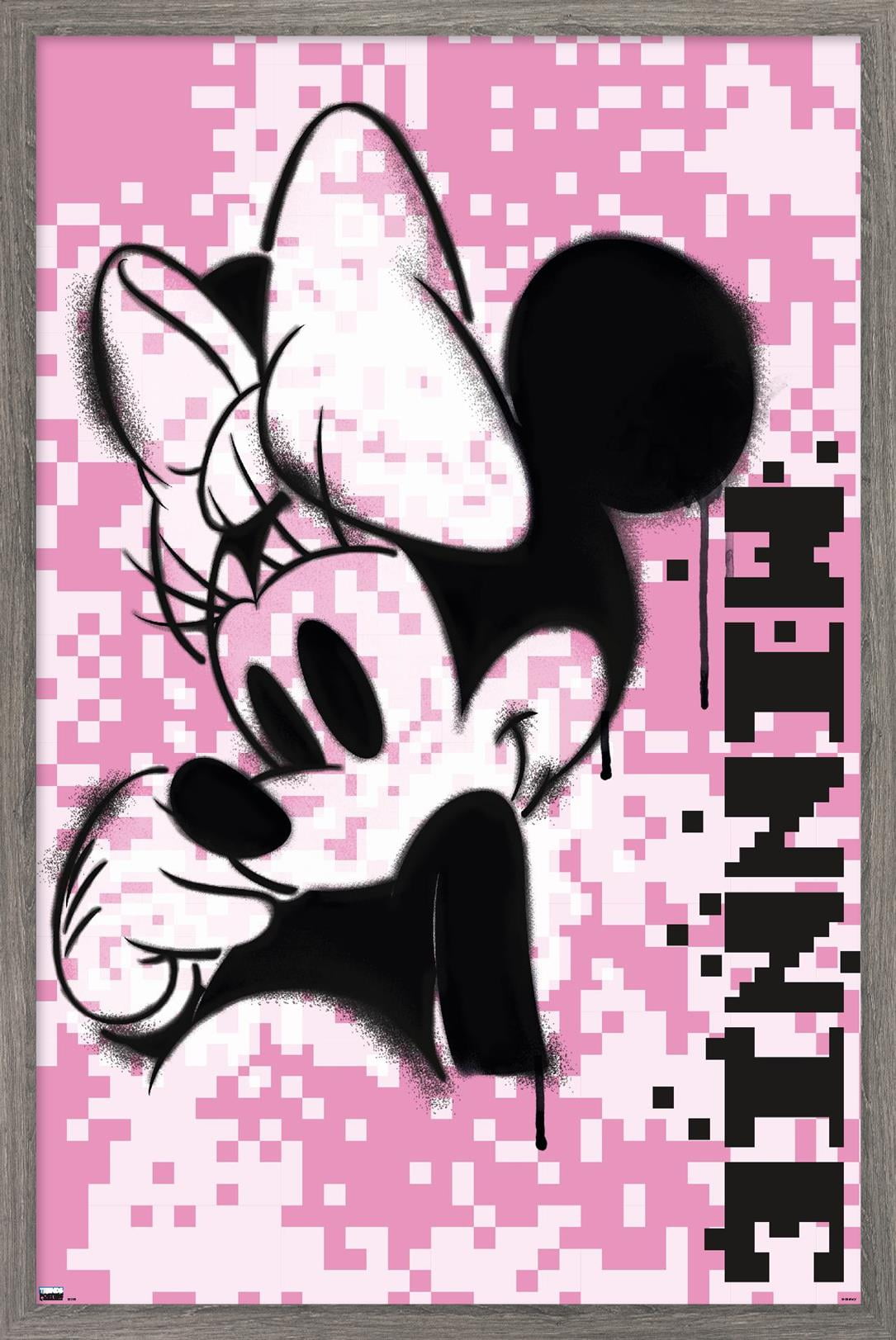 Disney Minnie Mouse - Pink Pixels Wall Poster, 14.725