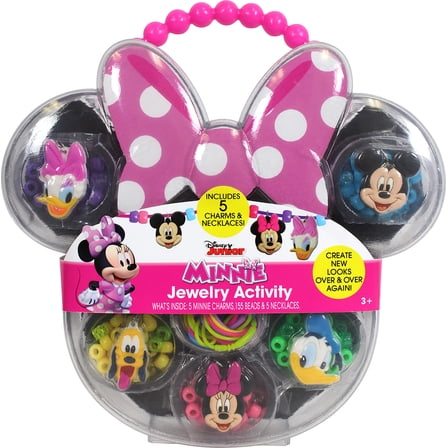 Disney Minnie Mouse Plastic Necklace Activity Set - multi character, multicolored