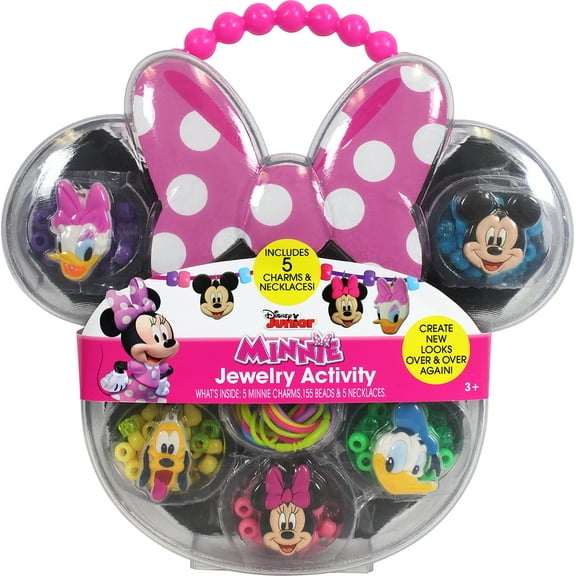 Disney Minnie Mouse Plastic Necklace Activity Set - multi character, multicolored