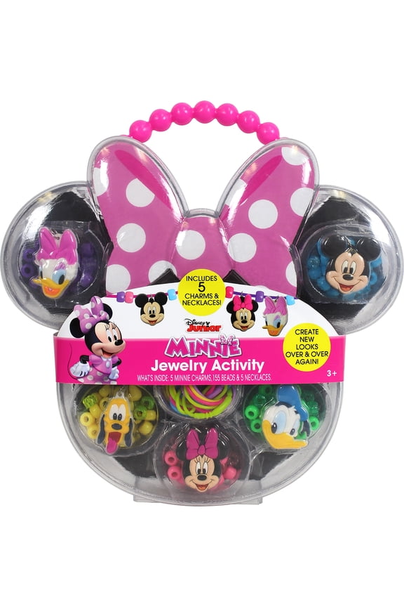 Disney Minnie Mouse Plastic Necklace Activity Set - multi character, multicolored