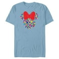 thumbnail image 1 of Disney Minnie Mouse Polka Dot Day Distressed Doodles Icon - Short Sleeve Blended T-Shirt for Adults - Customized-Ocean Blue, 1 of 5