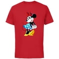 thumbnail image 1 of Disney Minnie Mouse Polka-Dot Skirt Cute Retro Vintage Pose - Short Sleeve Cotton T-Shirt for Adults - Customized-Red, 1 of 5