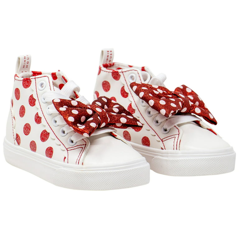 Disney Lace up Shoes for Women - Minnie Mouse Polka Dots