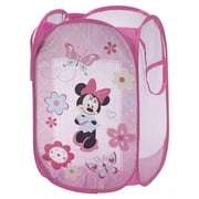Disney Minnie Mouse Pop Up Hamper, Pink/Aqua