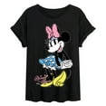 thumbnail image 1 of Disney - Minnie Mouse Pose Oversized - Womens Oversized Graphic T-Shirt, 1 of 4