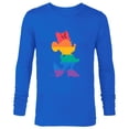 thumbnail image 1 of Disney Minnie Mouse Pride Classic Pose Rainbow Icon Fill - Long Sleeve T-Shirt for Men - Customized-Navy, 1 of 5